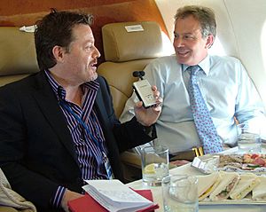 Eddie Izzard and Tony Blair
