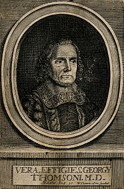 George Thomson. Line engraving by W. Sherwin, 1670, after hi Wellcome V0005811