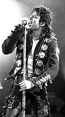 Jackson performing in June 1988