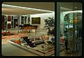 Miller house, Columbus, Indiana, 1953-57. Living area from terrace - 00351v