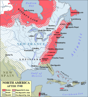 North America 1748