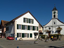 Préverenges village center