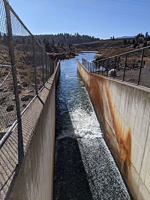 Prosser Creek Dam main spillway
