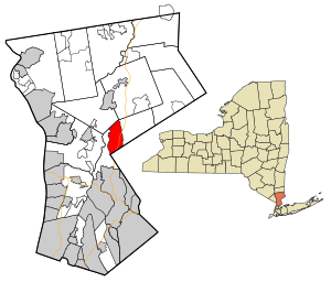 Location of Armonk, New York