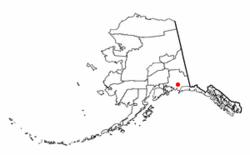 Location of Chitina, Alaska