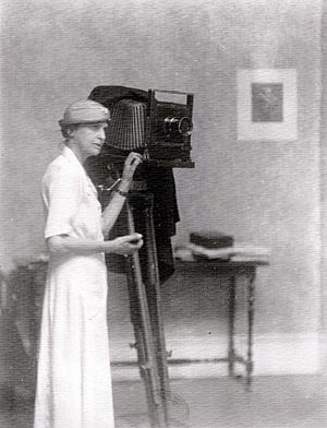 Ulmann with her camera
