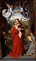 Gerard David - Virgin and Child with Four Angels - WGA6036