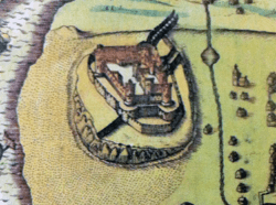Harlech castle, 1610