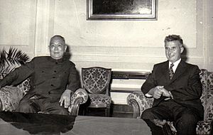 Li Xiannian & Ceaușescu