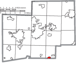 Location of Magnolia in Stark County