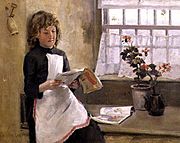 Norman Garstin - In A Cottage 1887