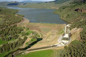 Ochoco dam and reservoir