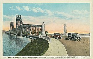 PC interstate-5 bridge cars ca1920