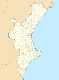 Burjassot is located in Valencian Community