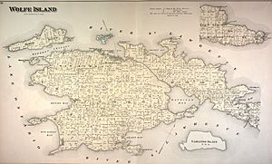Wolfe Island 1878 map