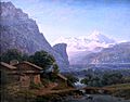 1813 Schinkel Blick auf den Mont Blanc anagoria