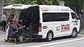 2016 Toyota HiAce (KDH223R) Commuter Super LWB van, Black & White 13 MAXI (2018-11-22) 02