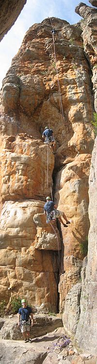 Abseil rappell pano