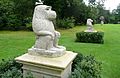 Baboon statues in Cliveden gardens-geograph-2579476