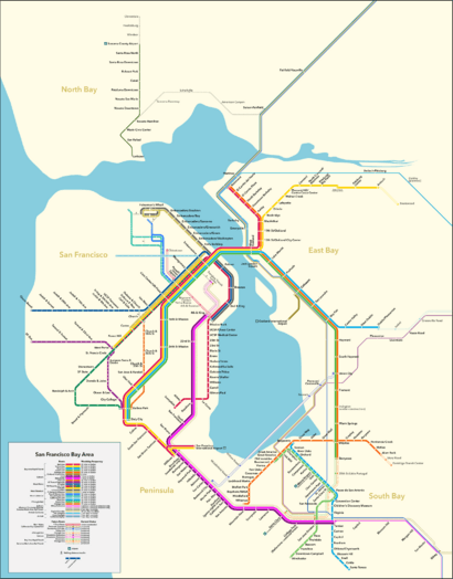 Bayarea rail transit 2021