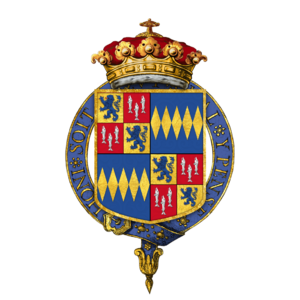 Coat of Arms of Hugh Algernon Percy, 10th Duke of Northumberland, KG, GCVO, PC, TD, FRS