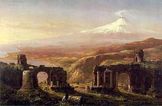 Cole Thomas Mount Aetna from Taormina 1844