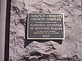 Corpus Christi NRHP sign
