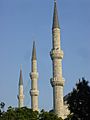 DSC04737 Istanbul - La Moschea Blu - Minareti - Foto G. Dall'Orto 29-5-2006