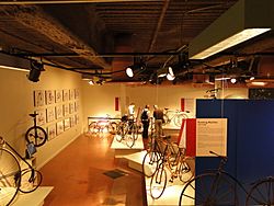 Historic bicycles at the U.S. Cycling Hall of Fame