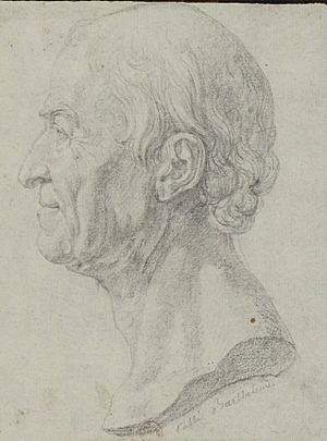 L'abbé Barthélemy, par Pierre-Simon-Benjamin Duvivier 1795