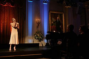 LeAnn Rimes performs in the East Room of the White House