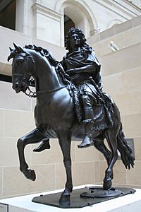 Louis XIV statue equestre