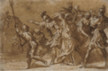 MMoCA135MA Amessandro Turchi - The abduction of Helen (drawing)