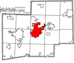 Location of Canton in Stark County