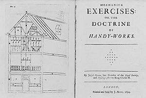 Mechanick Exercises by Joseph Moxon 1694