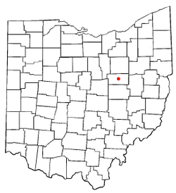 Location of Millersburg, Ohio