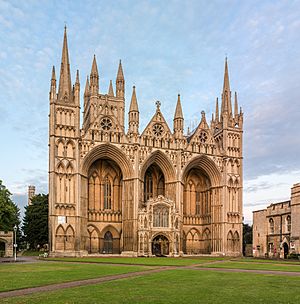 Peterborough Cathedral Exterior 2, Cambridgeshire, UK - Diliff