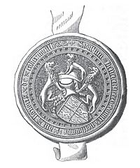 Seal of Henry Percy, 3rd Earl of Northumberland in 1435