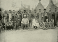 Sultan and his wives at Bangassou, 1906