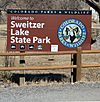 Sweitzer Lake State Park sign.JPG