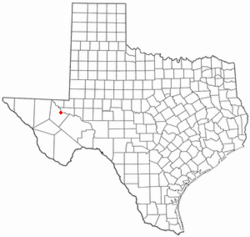 Location of Pecos, Texas