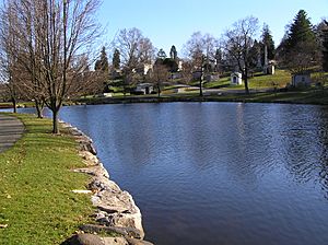The Lake at Kensico Cemetery