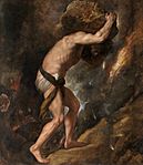 Titian - Sisyphus - Madrid - Prado