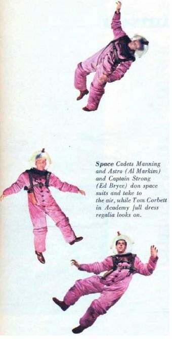 Tom Corbett Space Cadet Cadets Manning Astro and Strong 1951.jpg