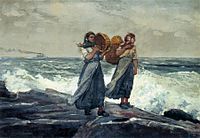 Winslow Homer - A Fresh Breeze (c.1881)
