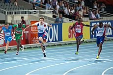 100 m men final Barcelona 2010
