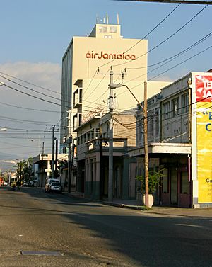 Air jamaica building from the west