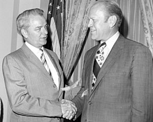 Byrd meeting with Ford
