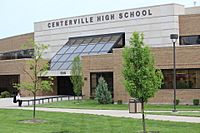 Centerville High School Main Entrance May 2014