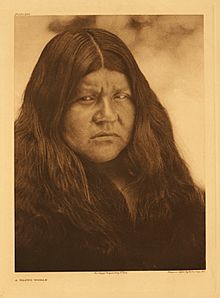 A Wappo Woman, from Edward S. Curtis Collection